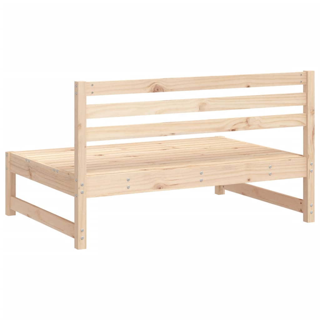 Divani Centrali da Giardino 2pz 120x80cm Legno Massello di Pino - homemem39