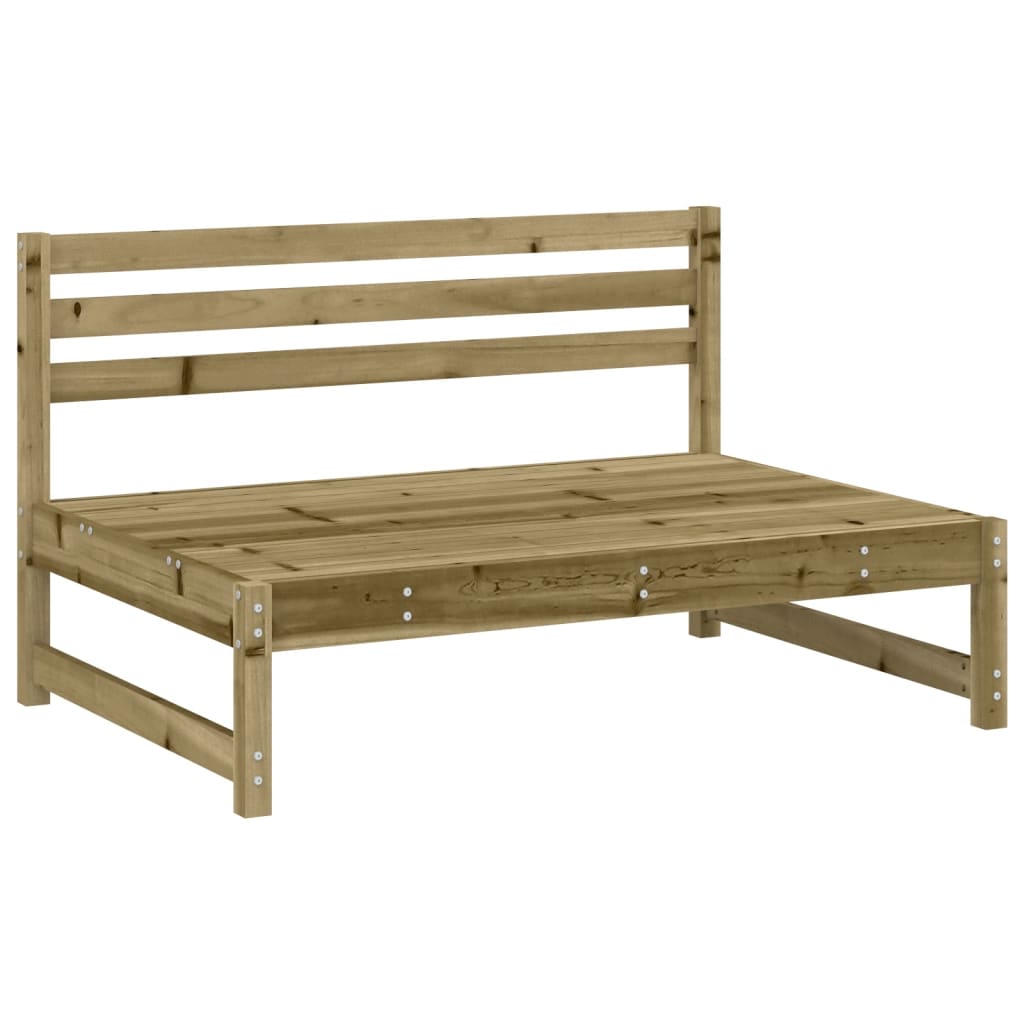 Divani Centrali da Giardino 2pz 120x80 cm Legno Impregnato Pino | homemem39
