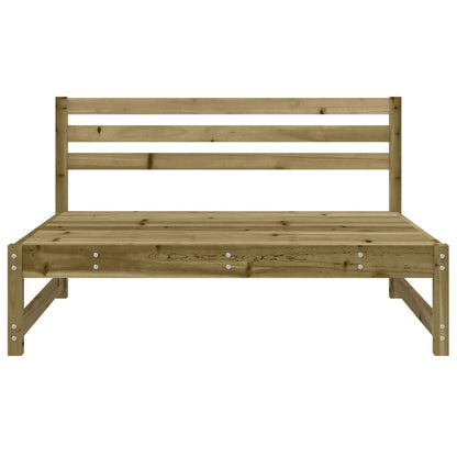 Divani Centrali da Giardino 2pz 120x80 cm Legno Impregnato Pino | homemem39