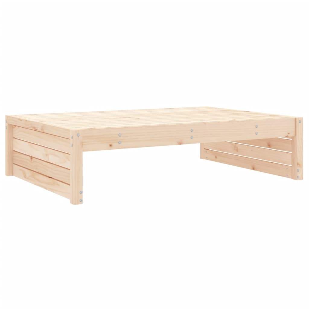 Poggiapiedi da Giardino 120x80 cm in Legno Massello di Pino | homemem39