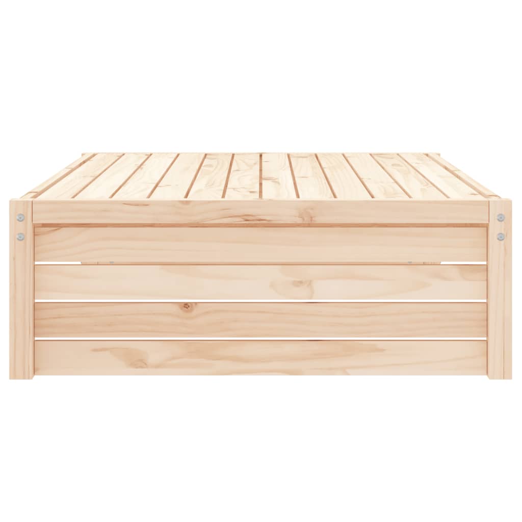 Poggiapiedi da Giardino 120x80 cm in Legno Massello di Pino | homemem39