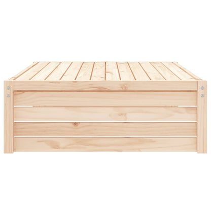 Poggiapiedi da Giardino 120x80 cm in Legno Massello di Pino | homemem39