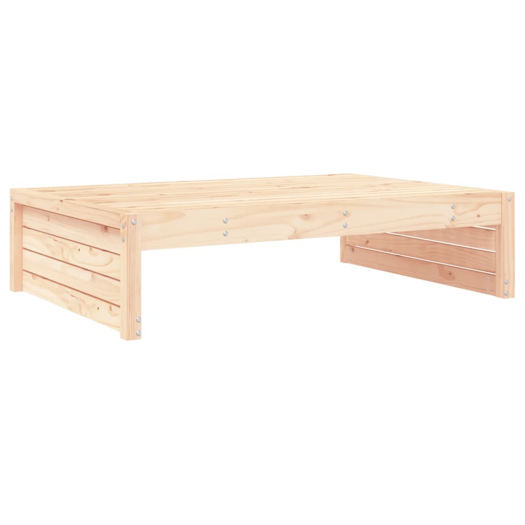 Poggiapiedi da Giardino 120x80 cm in Legno Massello di Pino | homemem39