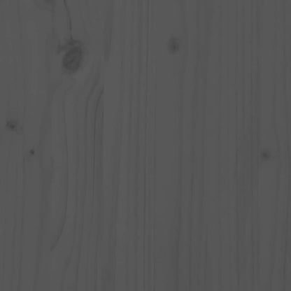 Lettino Prendisole Grigio 199,5x60x74 cm Legno Massello di Pino - homemem39