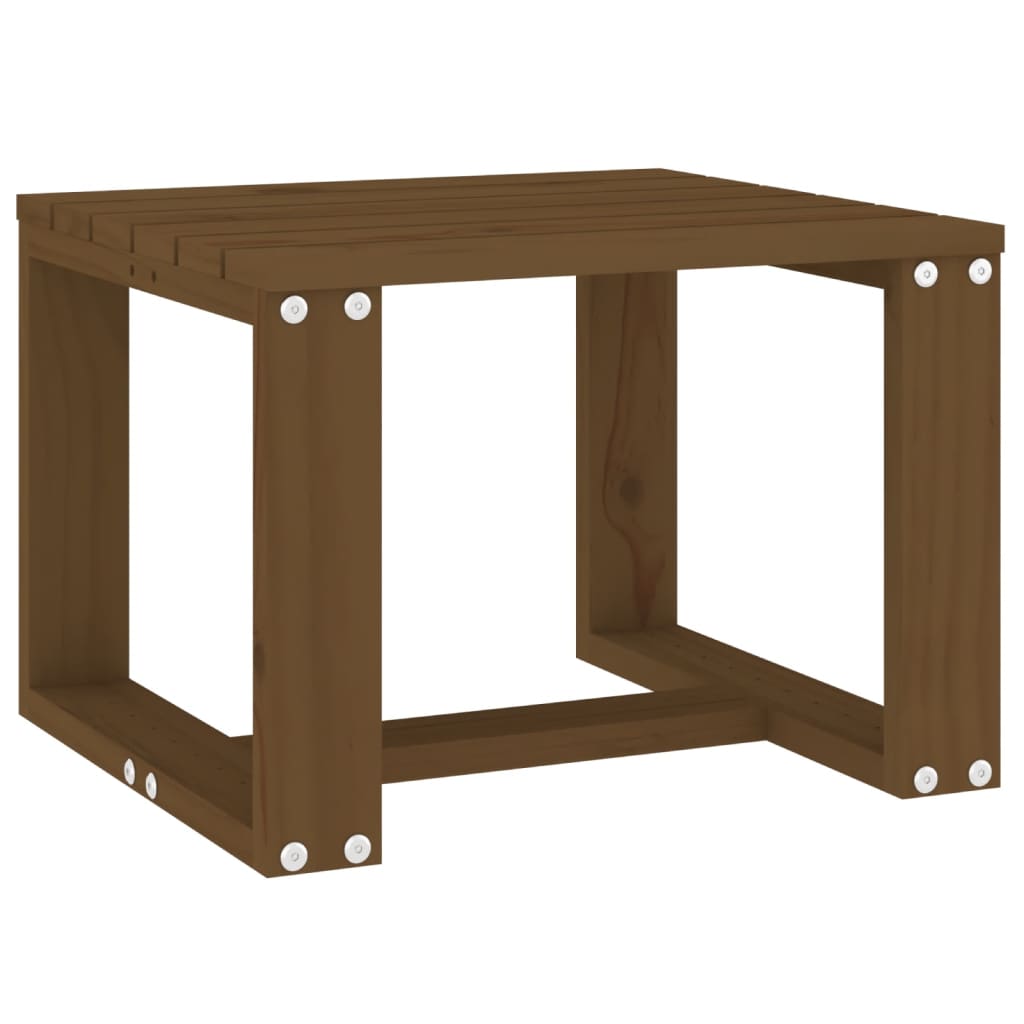 Tavolino da Giardino Ambra 40x38x28,5 cm Legno Massello Pino - homemem39