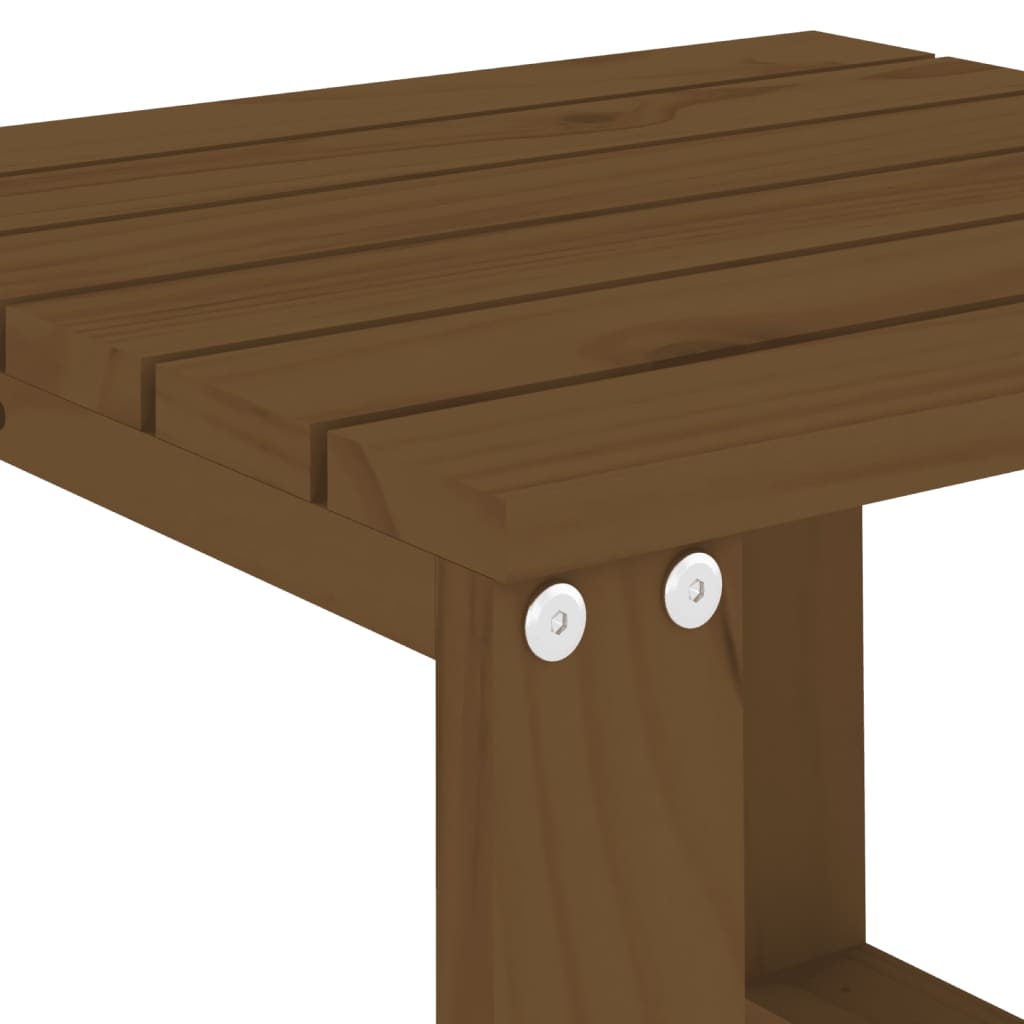 Tavolino da Giardino Ambra 40x38x28,5 cm Legno Massello Pino - homemem39