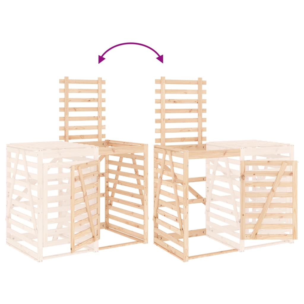 Estensione Copribidone in Legno Massello di Pino - homemem39