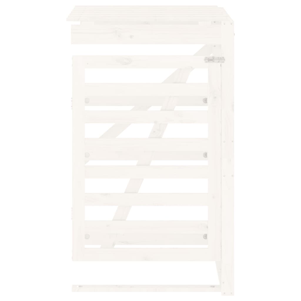 Estensione Copribidone Bianco in Legno Massello di Pino - homemem39