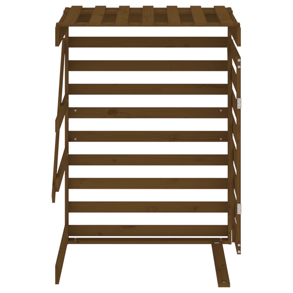 Estensione Copribidone Ambra in Legno Massello di Pino - homemem39