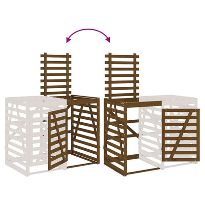 Estensione Copribidone Ambra in Legno Massello di Pino - homemem39