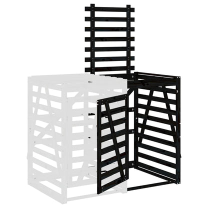 Estensione Copribidone Nero in Legno Massello di Pino - homemem39