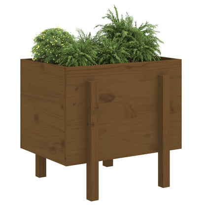 Fioriera da Giardino Ambra 62x50x57 cm Legno Massello di Pino | homemem39