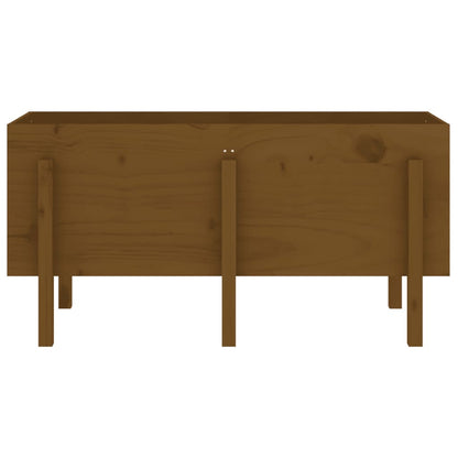 Fioriera Rialzata da Giardino Ambra 121x50x57 cm Massello Pino