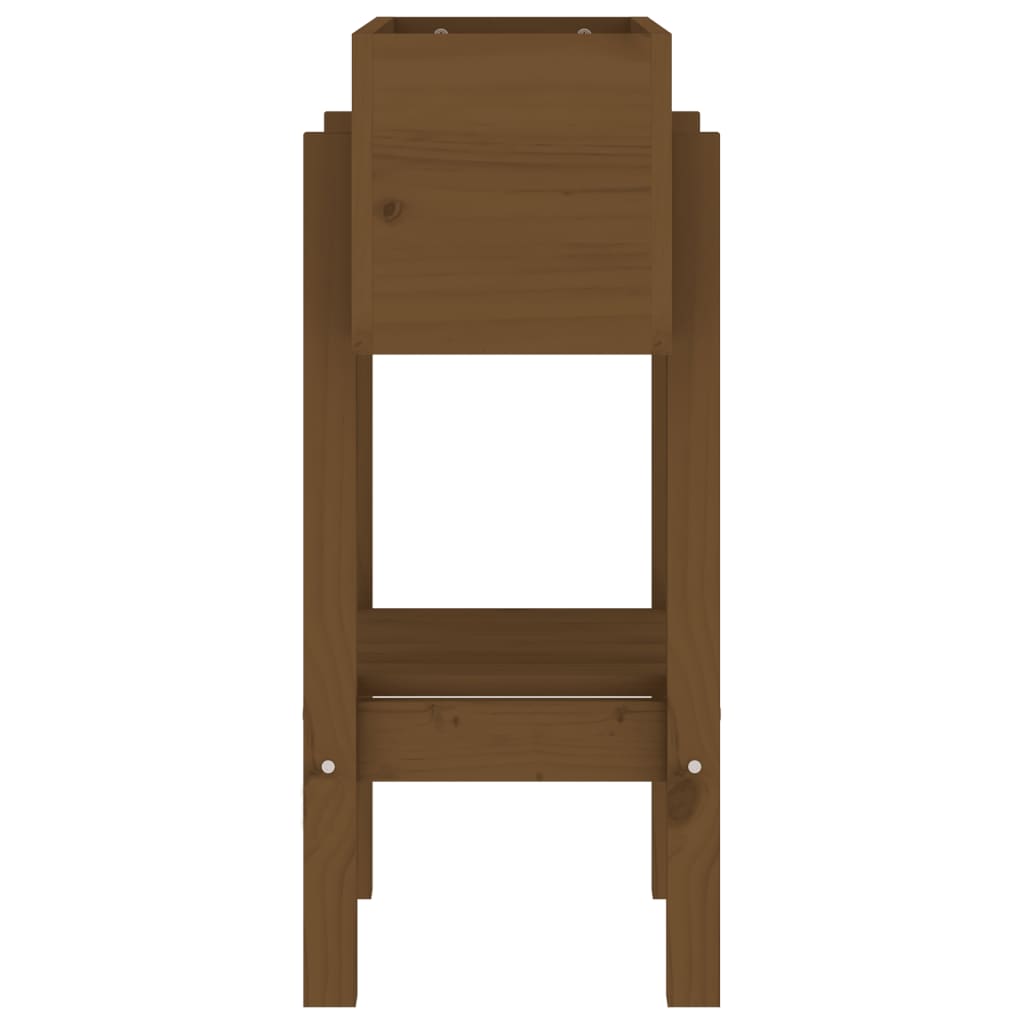 Fioriera da Giardino Ambra 62x30x69 cm Legno Massello di Pino - homemem39