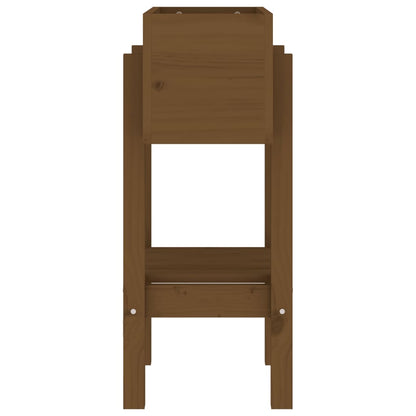 Fioriera da Giardino Ambra 62x30x69 cm Legno Massello di Pino - homemem39