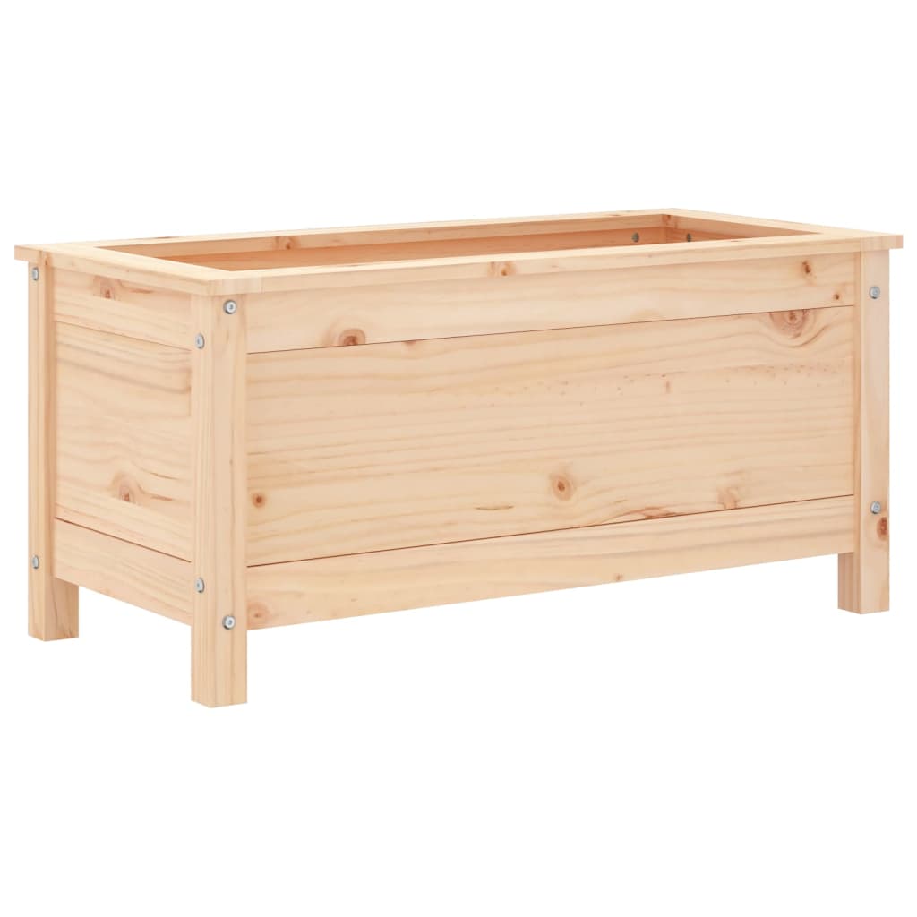 Fioriera da Giardino 82,5x40x39 cm in Legno Massello di Pino | homemem39