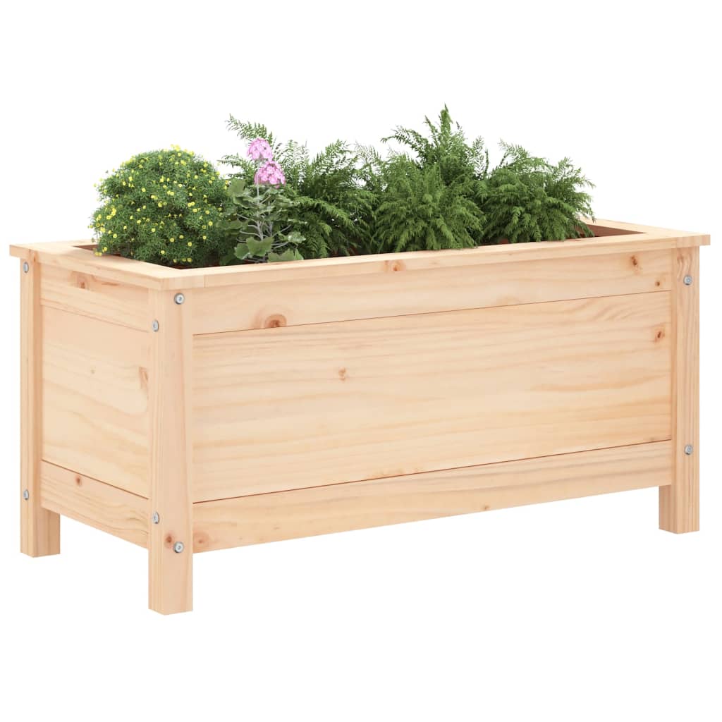 Fioriera da Giardino 82,5x40x39 cm in Legno Massello di Pino | homemem39