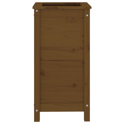 Fioriera da Giardino Ambra 40x40x78 cm Legno Massello di Pino