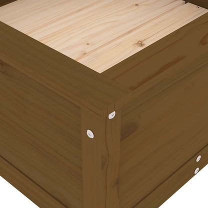 Fioriera da Giardino Ambra 82,5x82,5x39 cm Legno Massello Pino