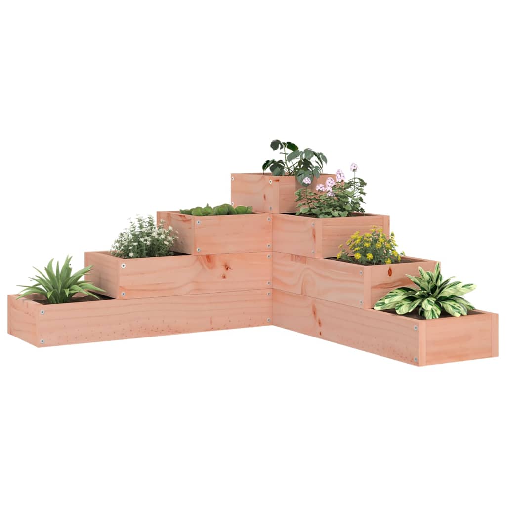 Fioriera Giardino 4 Ripiani 80,5x79x36cm Legno Massello Douglas - homemem39