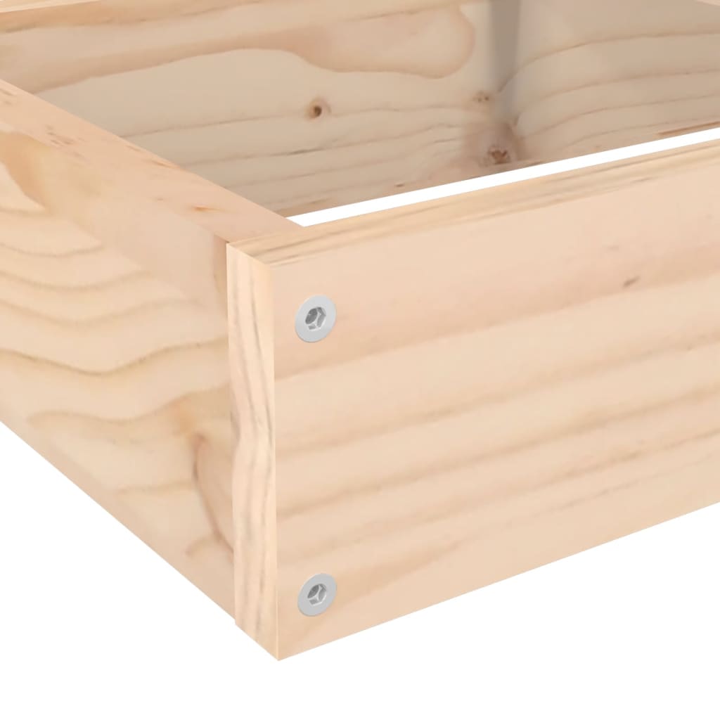 Fioriera da giardino a 4 ripiani 106x104,5x36 cm in legno massello di pino - homemem39