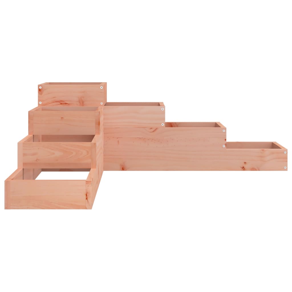 Fioriera da giardino a 4 ripiani 106x104,5x36 cm in legno massello Douglas - homemem39