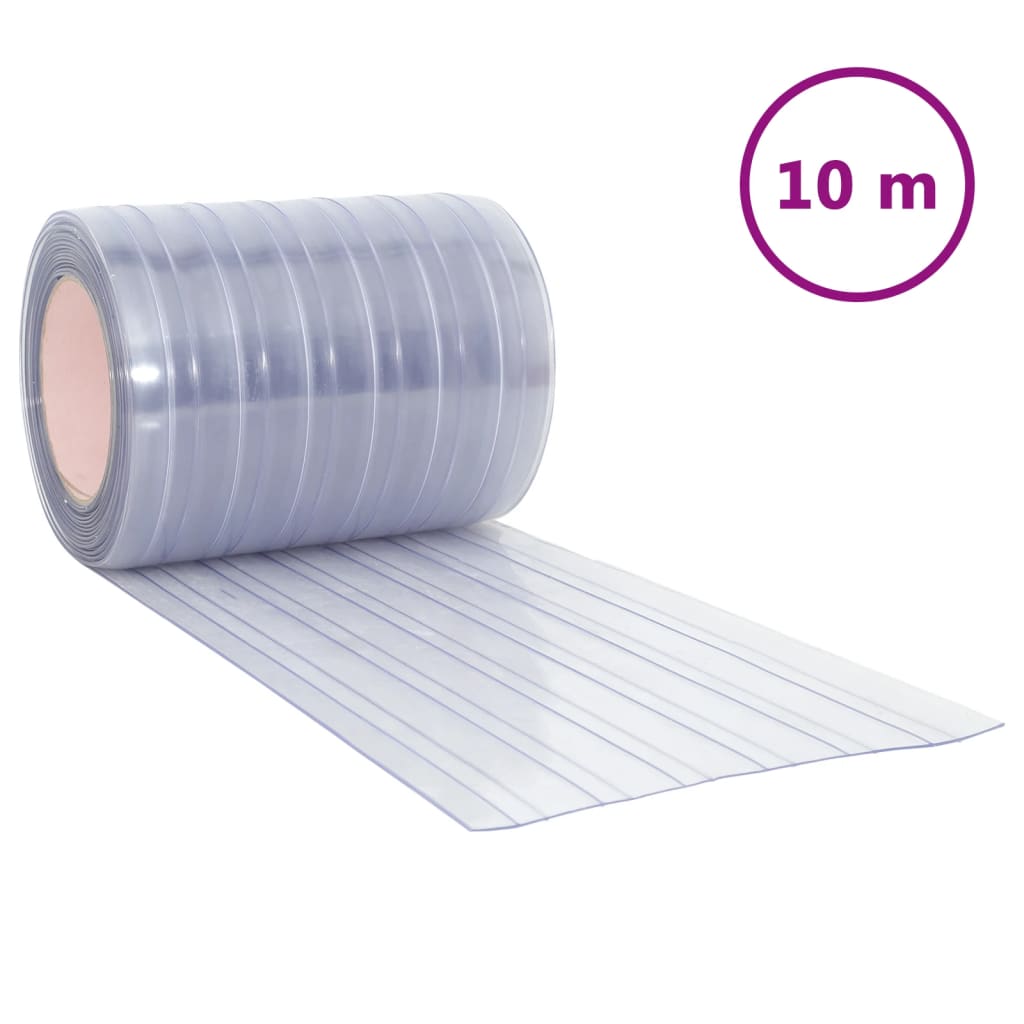Tenda per Porte Trasparente 300 mm x 2,6 mm 10 m in PVC | homemem39
