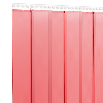 Tenda per Porte Rossa 200 mm x 1,6 mm 10 m in PVC | homemem39