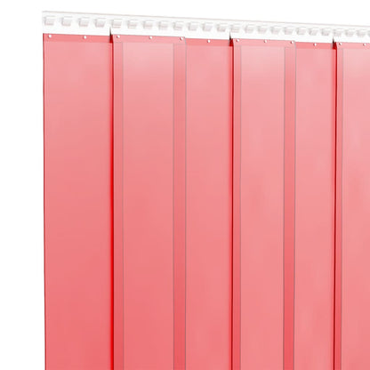 Tenda per Porte Rossa 300 mm x 2,6 mm 10 m in PVC | homemem39