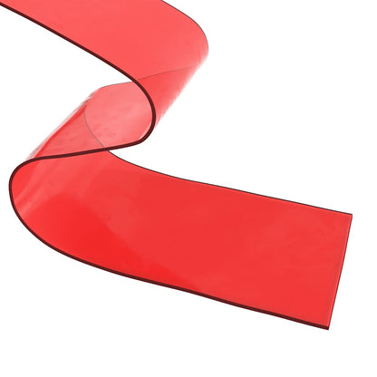 Tenda per Porte Rossa 300 mm x 2,6 mm 25 m in PVC | homemem39
