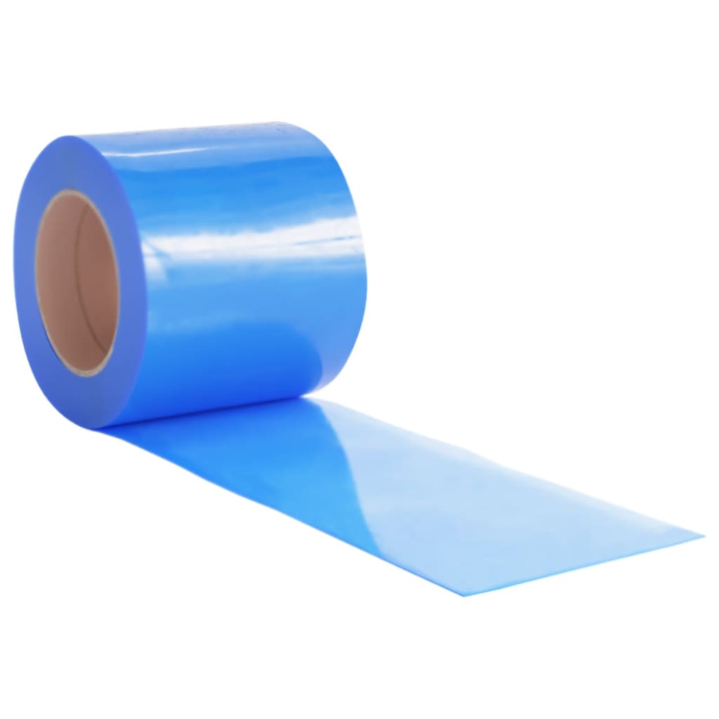 Tenda per Porte Blu 200 mm x 1,6 mm 10 m in PVC