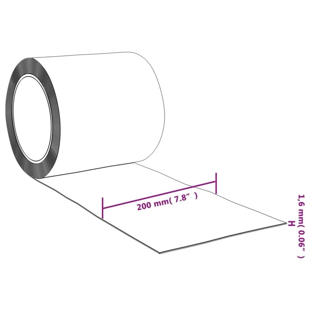 Tenda per Porte Blu 200 mm x 1,6 mm 25 m in PVC | homemem39