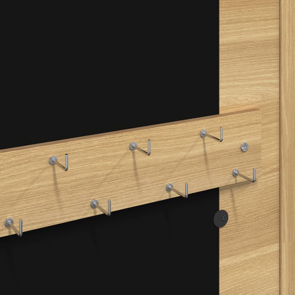 Armadio Portagioie con Specchio a Muro 30x8,5x67 cm | homemem39