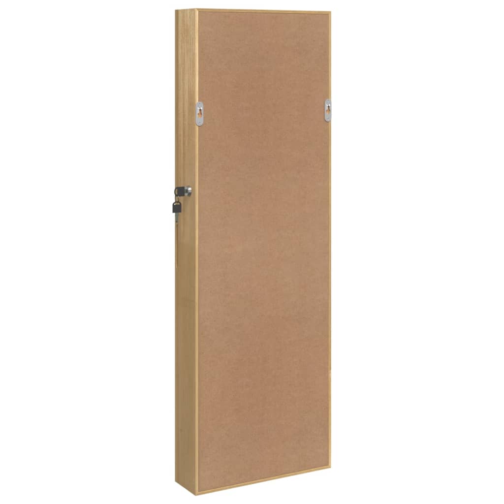 Armadio Portagioie con Specchio a Muro 30x8,5x90 cm | homemem39