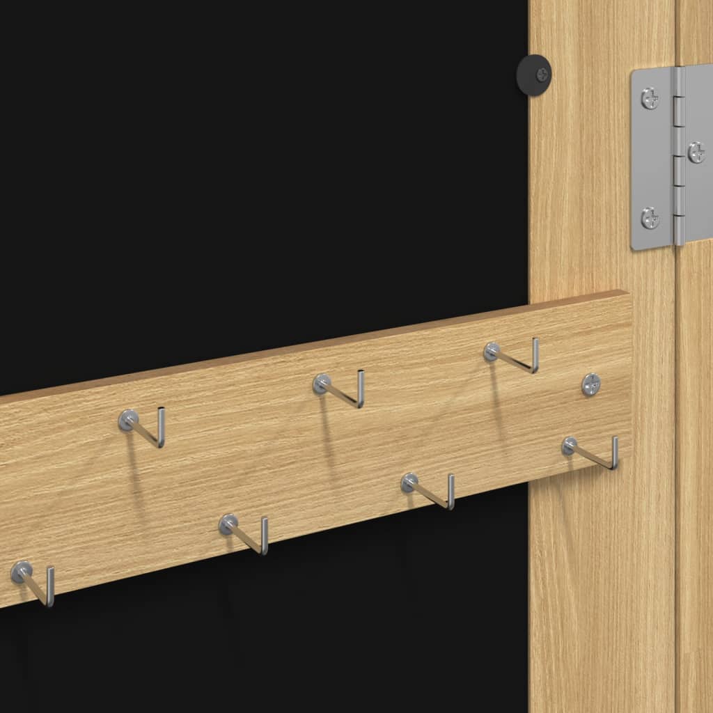 Armadio Portagioie con Specchio a Muro 30x8,5x90 cm | homemem39