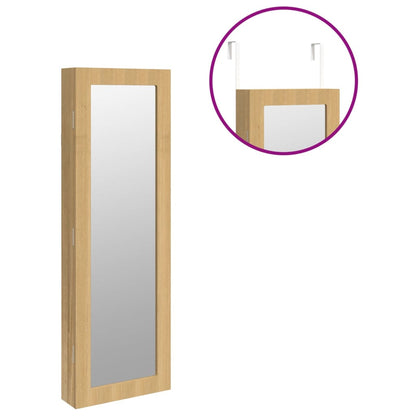 Armadio Portagioie con Specchio a Muro 30x8,5x90 cm | homemem39