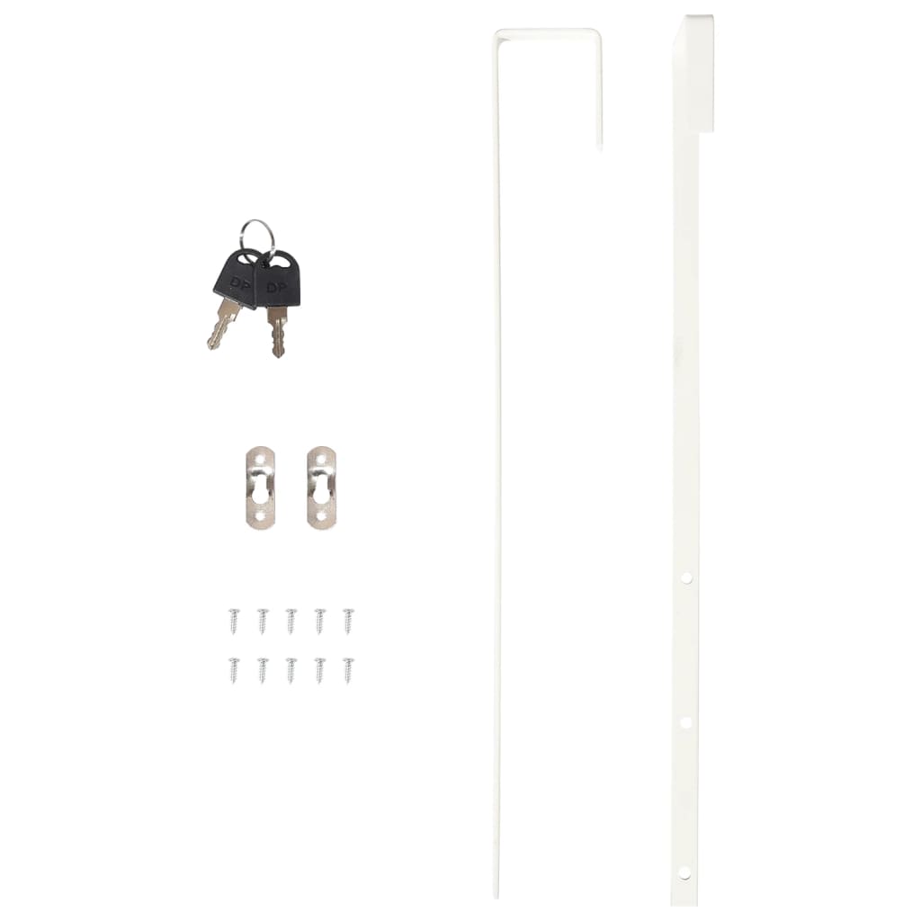 Armadio Portagioie con Specchio a Muro Nero 30x8,5x106 cm | homemem39