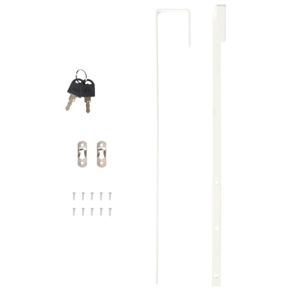 Armadio Portagioie con Specchio a Muro Nero 30x8,5x106 cm | homemem39