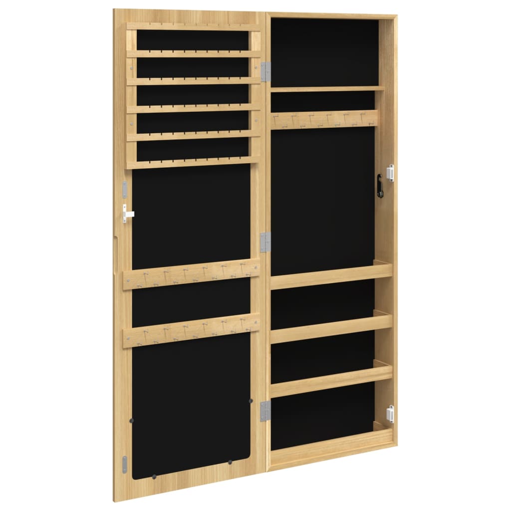 Armadio Portagioie con Specchio a Muro 37,5x10x106 cm | homemem39