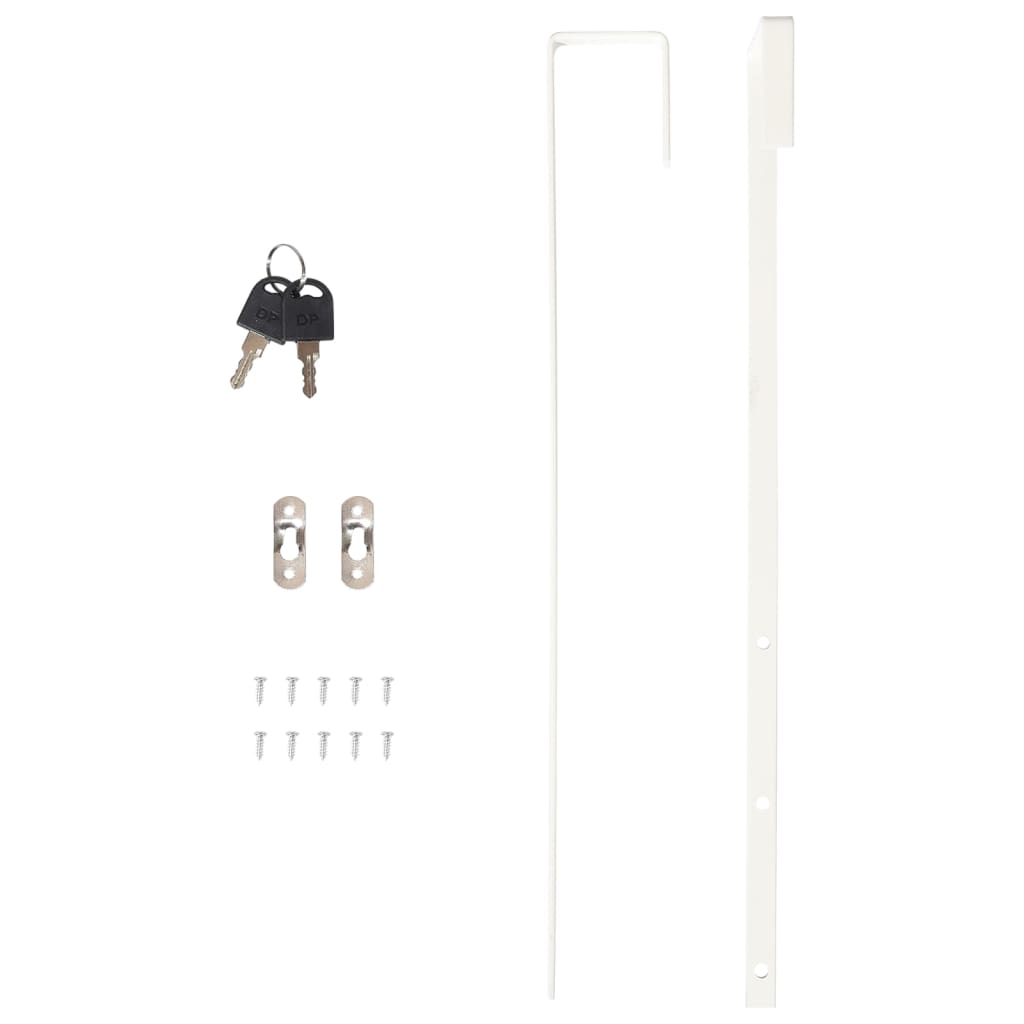 Armadio Portagioie con Specchio a Muro 37,5x10x106 cm | homemem39