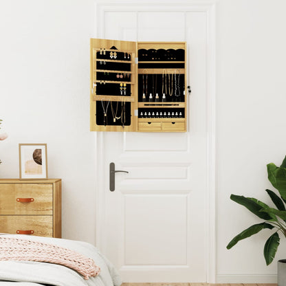 Armadio Portagioie con Specchio a Muro 37,5x10x67 cm | homemem39
