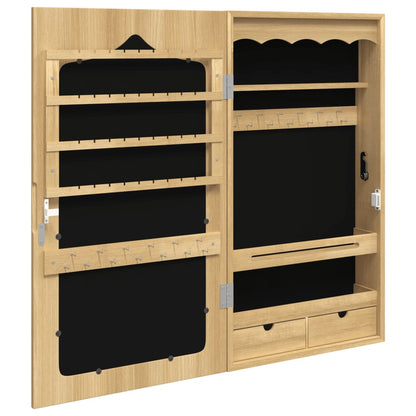 Armadio Portagioie con Specchio a Muro 37,5x10x67 cm | homemem39