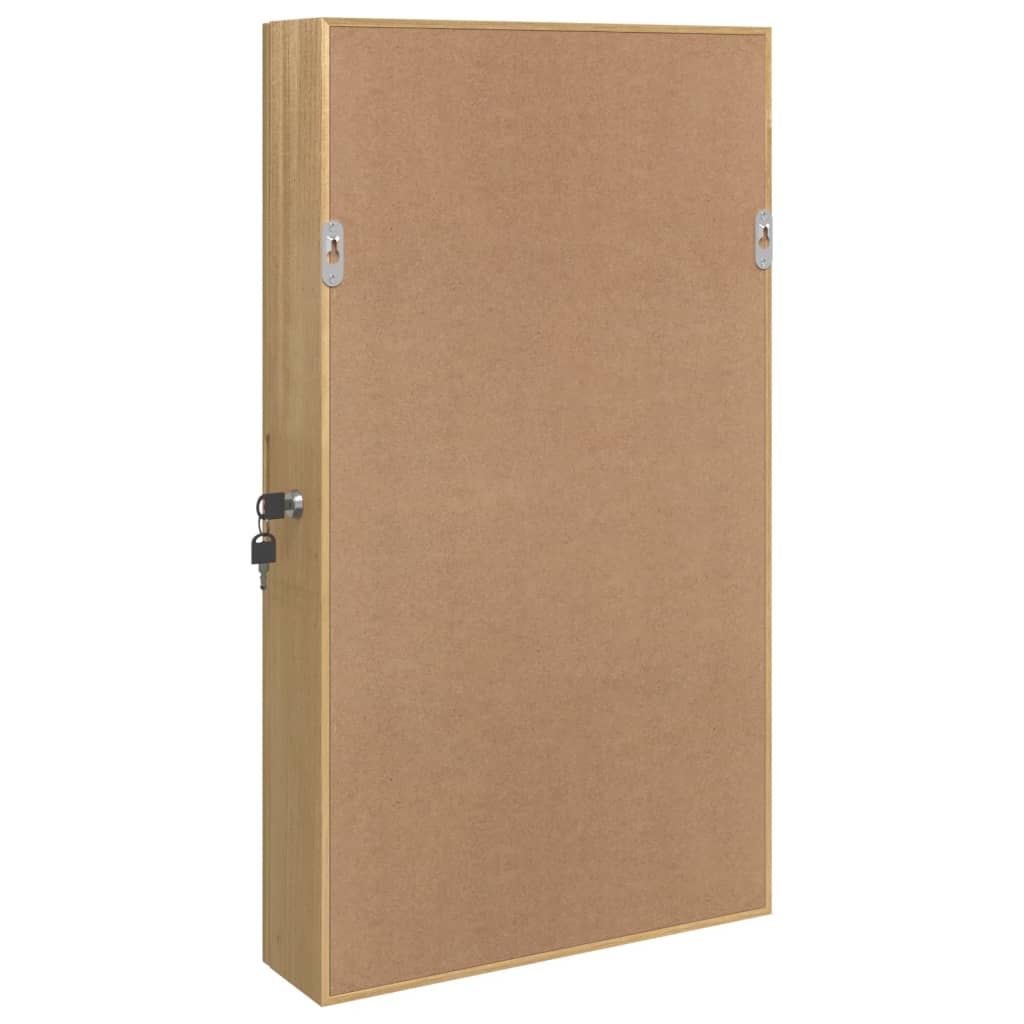 Armadio Portagioie con Specchio a Muro 37,5x10x67 cm | homemem39