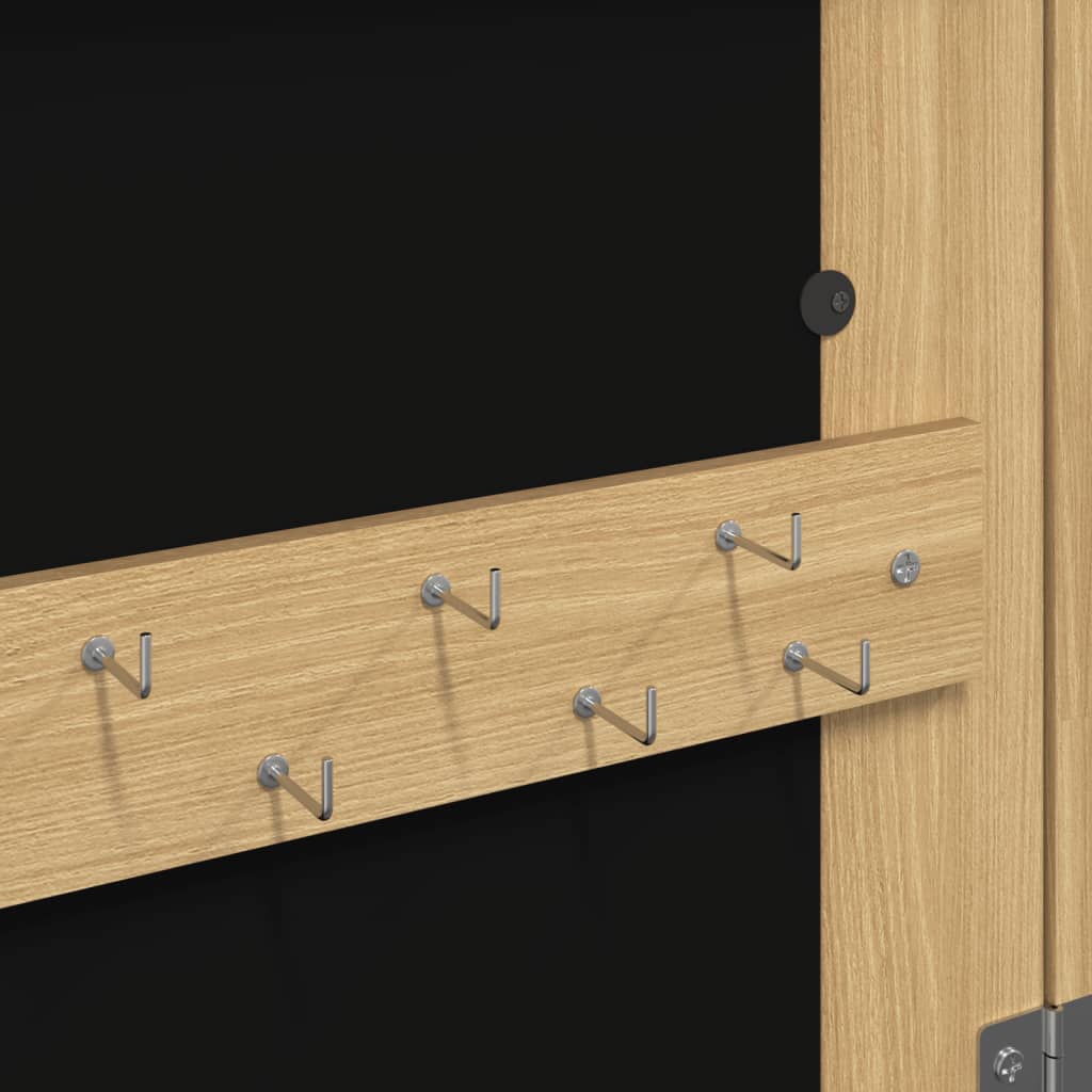 Armadio Portagioie con Specchio a Muro 37,5x10x67 cm | homemem39