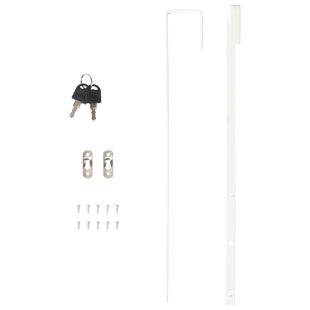 Armadio Portagioie con Specchio a Muro 37,5x10x67 cm | homemem39