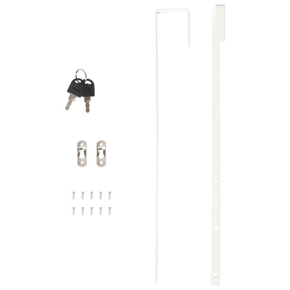 Armadio Portagioie con Specchio a Muro 37,5x10x67 cm | homemem39