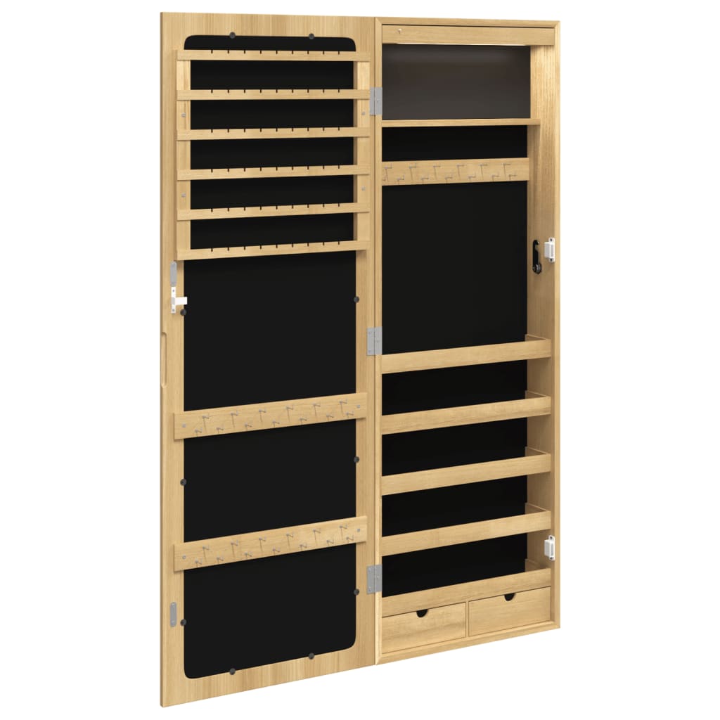 Armadio Portagioie a Specchio con Luci LED a Parete | homemem39