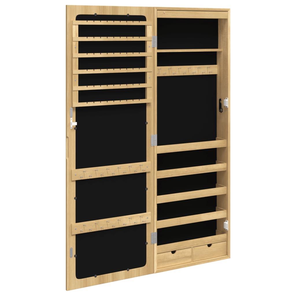 Armadio Portagioie a Specchio con Luci LED a Parete | homemem39