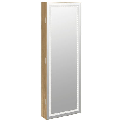 Armadio Portagioie a Specchio con Luci LED a Parete | homemem39