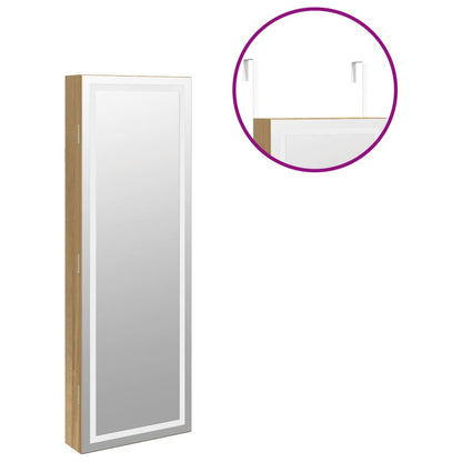 Armadio Portagioie a Specchio con Luci LED a Parete | homemem39